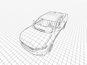 Dodge Ram Rampage Rebel 2024 Model 3D