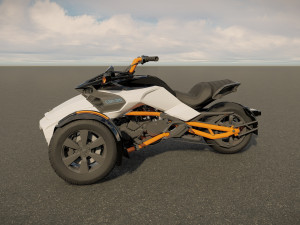Can-Am Spyder F3 S 3Dモデル