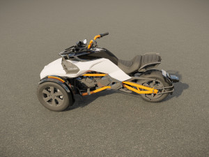 Can-Am Spyder F3 S 3Dモデル