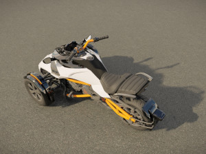 Can-Am Spyder F3 S 3Dモデル
