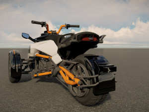 Can-Am Spyder F3 S 3Dモデル