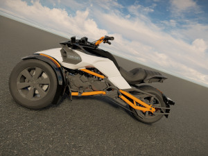 Can-Am Spyder F3 S 3Dモデル