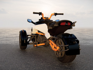 Can-Am Spyder F3 S 3Dモデル