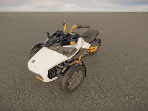 Can-Am Spyder F3 S 3Dモデル