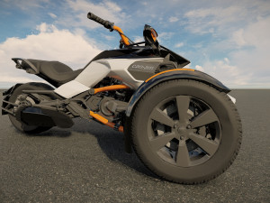 Can-Am Spyder F3 S 3Dモデル