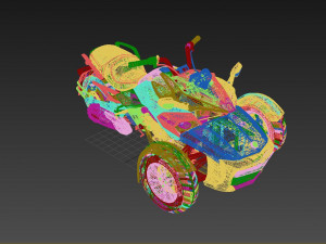 Can-Am Spyder F3 S 3Dモデル