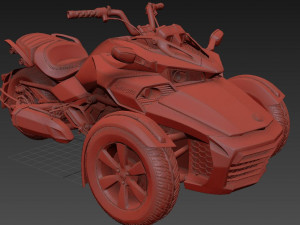 Can-Am Spyder F3 S 3Dモデル