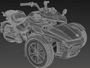 Can-Am Spyder F3 S 3Dモデル