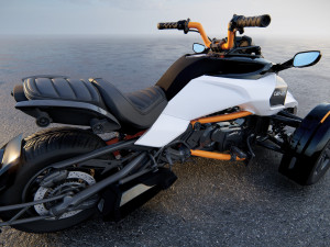 Can-Am Spyder F3 S 3Dモデル