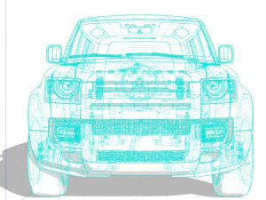 Land Rover Defender 3D Model