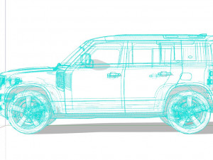 Land Rover Defender 3D Model