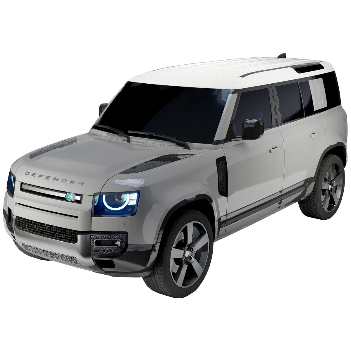 Land Rover Defender 3D Model .c4d .max .obj .3ds .fbx .stl .blend