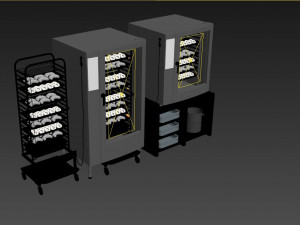 Commercial Kitchen Equipment 3D Model