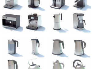 Kitchen Appliance collection 3D Model