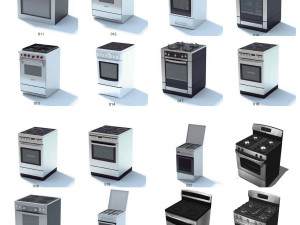 Kitchen Appliance collection 3D Model