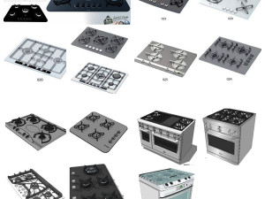 Kitchen Appliance collection 3D Model