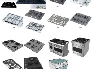 Kitchen Appliance collection 3D Model