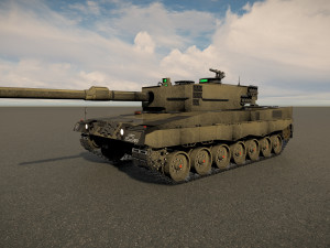 Leopard 2A4 MBT 3D Model
