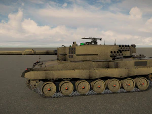 Leopard 2A4 MBT 3D Model