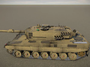 Leopard 2A4 MBT 3D Model