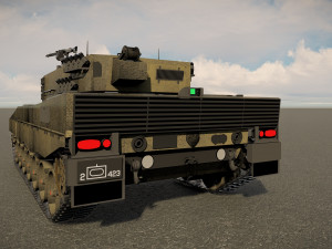 Leopard 2A4 MBT 3D Model