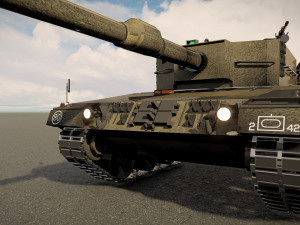 Leopard 2A4 MBT 3D Model