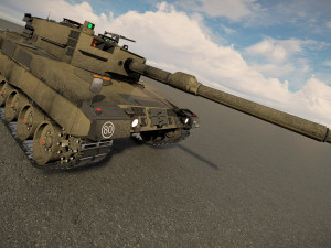 Leopard 2A4 MBT 3D Model
