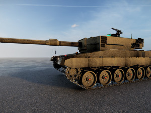 Leopard 2A4 MBT 3D Model