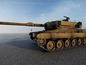 Leopard 2A4 MBT 3D Model