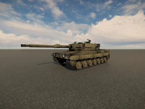Leopard 2A4 MBT 3D Model