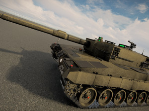 Leopard 2A4 MBT 3D Model