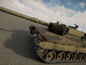 Leopard 2A4 MBT 3D Model