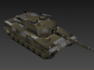 Leopard 2A4 MBT 3D Model