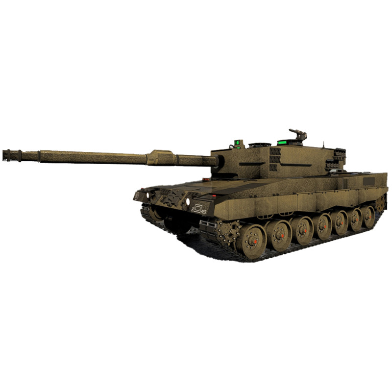 Leopard 2A4 MBT 3D Model .c4d .max .obj .3ds .fbx .stl .blend 