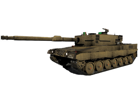 Leopard 2A4 MBT 3D Model