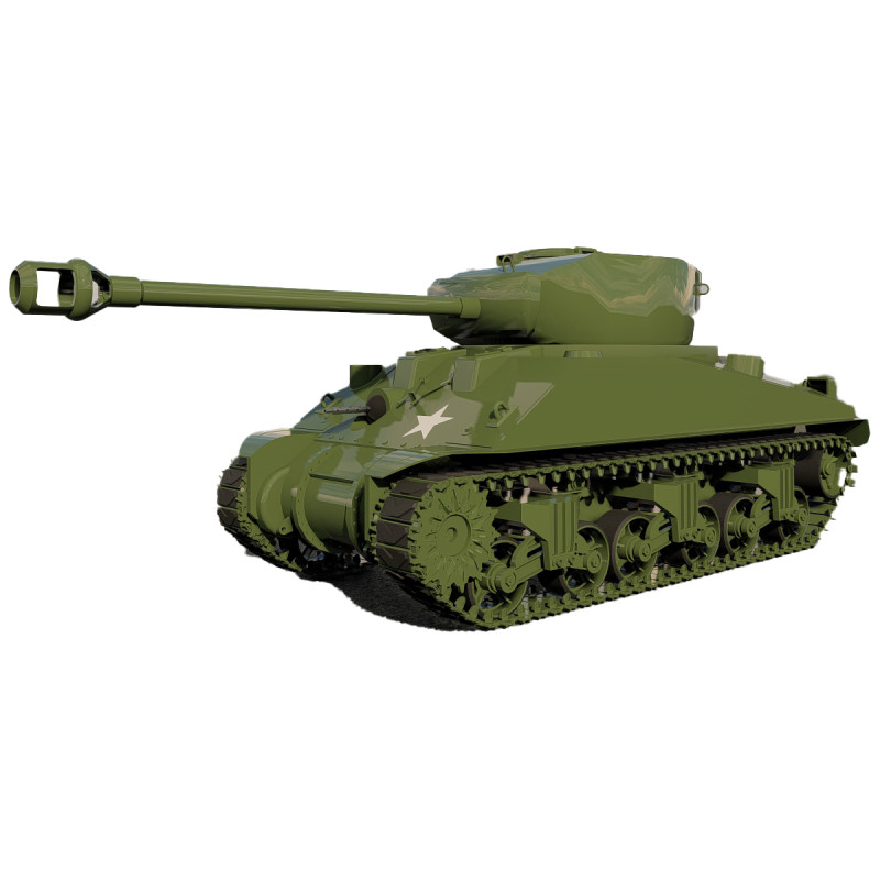 M4 Sherman Tank Modello 3D .c4d .max .obj .3ds .fbx .stl .blend 