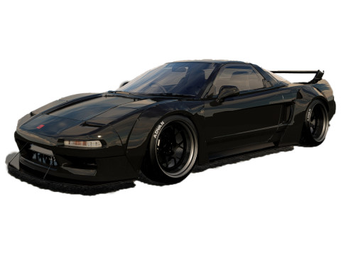 Honda NSX Lb Works 1993 3D-Modell