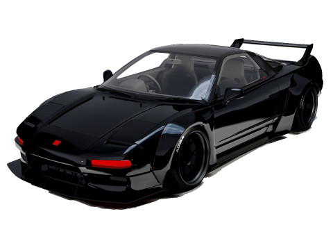 Honda NSX Lb Works 1993 3D 모델