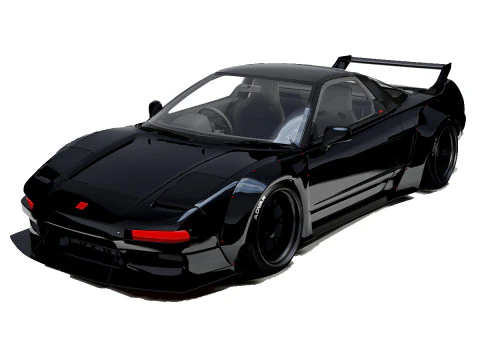 Honda NSX Lb Works 1993 3D Modell