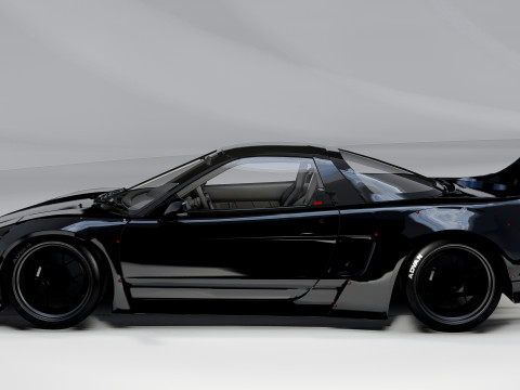 Honda NSX Lb Works 1993 3D Model