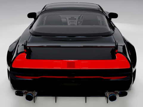 Honda NSX Lb Works 1993 3D Model