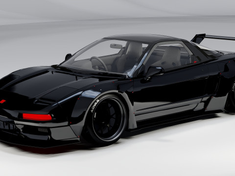 Honda NSX Lb Works 1993 3D Model