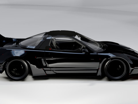 Honda NSX Lb Works 1993 3D Model