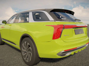 FAW Hongqi E HS9 3D Model