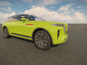 FAW Hongqi E HS9 3D Model