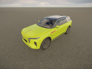 FAW Hongqi E HS9 Modèle 3D
