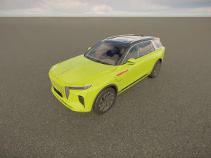 FAW Hongqi E HS9 3D Model