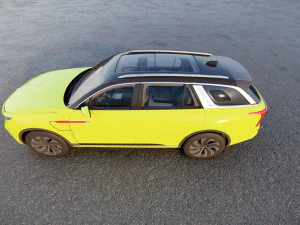 FAW Hongqi E HS9 3D Model