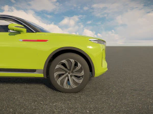 FAW Hongqi E HS9 3D Model
