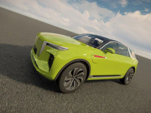 FAW Hongqi E HS9 3D Model